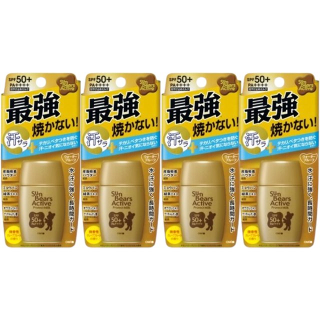 OMI - Sun Bears Active Protect Milk UV Sunscreen SPF50+ PA++++ - 30g (4szt.) Set