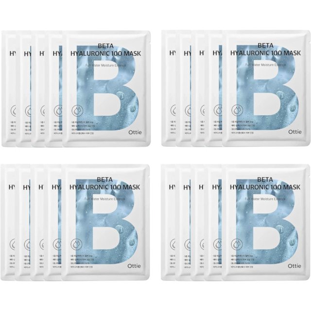 Ottie - Beta Hyaluronic 100 Mask - 25ml*5szt. (4szt.) Set