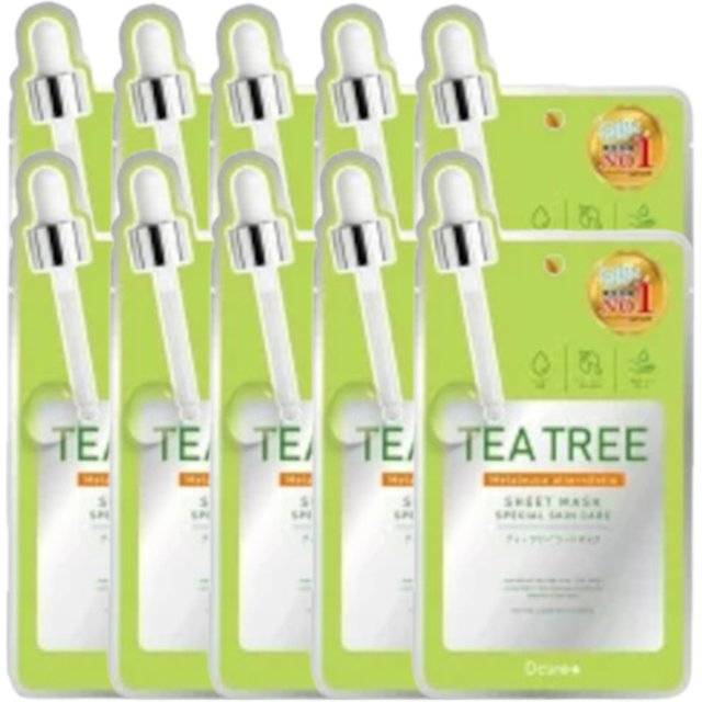 Picomonte - Dcure+ Tea Tree Face Mask - 1 szt. (10szt.)