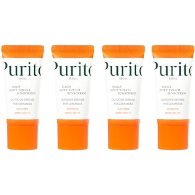 Purito SEOUL - Daily Soft Touch Sunscreen SPF50+ PA++++ - 15ml (4szt.) Set