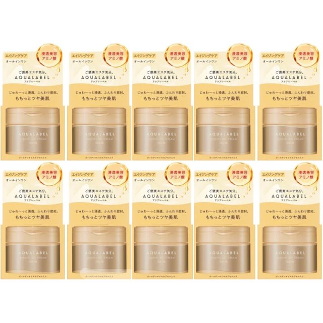 Shiseido - Aqua Label Special Gel Cream Oil in - 90g (10szt.) Set