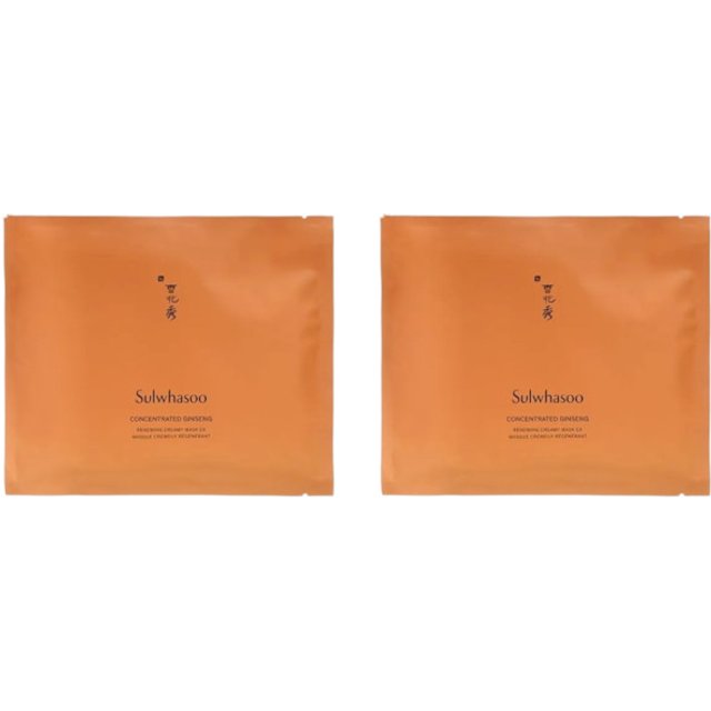 Sulwhasoo - Concentrated Ginseng Renewing Creamy Mask EX - 1szt. (2szt.) Set