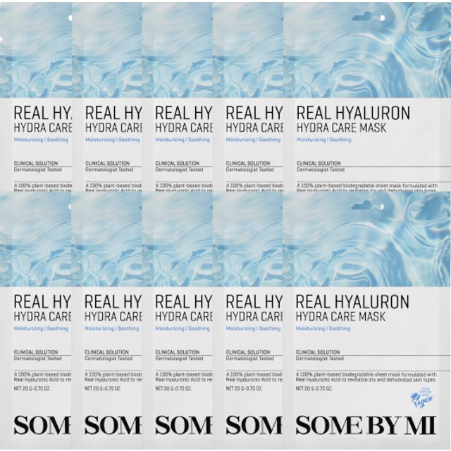 SOME BY MI - Real Hyaluron Hydra Care Mask - 10szt.