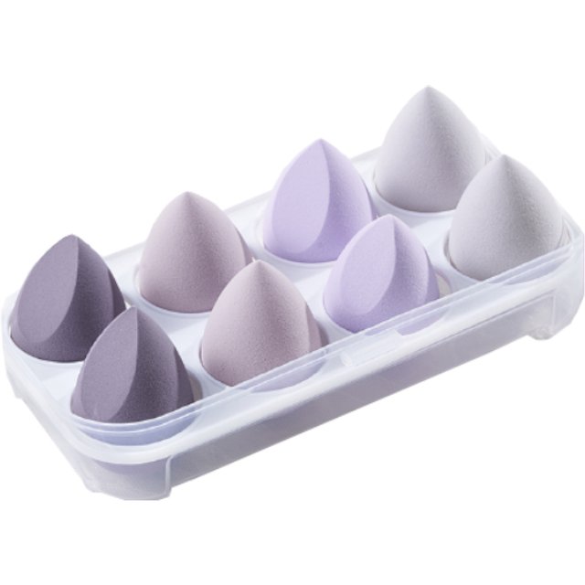 MissLady - Set of Eight Beauty Sponge - 8szt./Set - Random Color