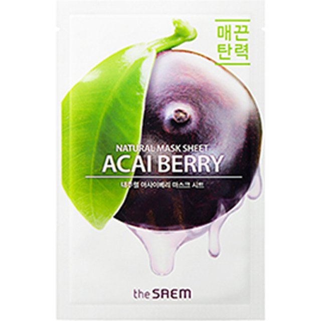 The Saem - Natural Mask Sheet - Acaiberry - 1szt.