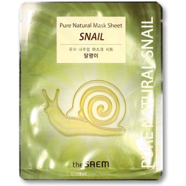 The Saem - Pure Natural Mask Sheet - Snail - 1szt.