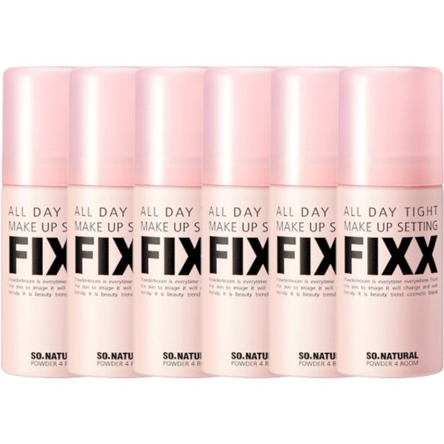 So Natural - All Day Tight Make Up Setting Fixx - 35ml (6szt.) Set