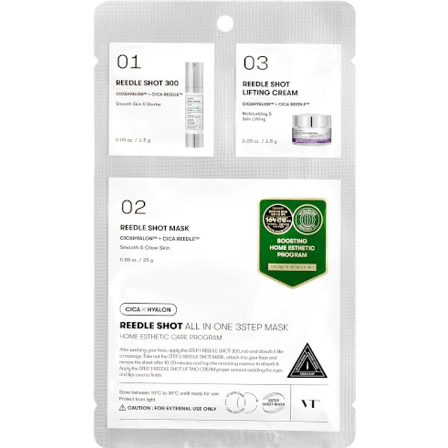 VT - Reedle Shot All In One 3Step Mask - 1.5g*2 + 25g