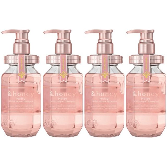 ViCREA - & honey Melty Moist Repair Shampoo Step1.0 - 440ml (4szt.) Set