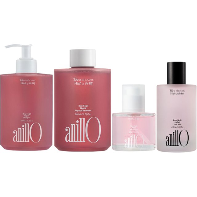 anillO - Rosy Night Ultimate Glossy Hair Repair Set