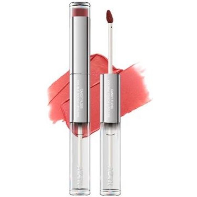 AZTK - Candy Floss Dual-Ended Touch Lip Gloss - 1.7g+1.7ml - 03 Crimson