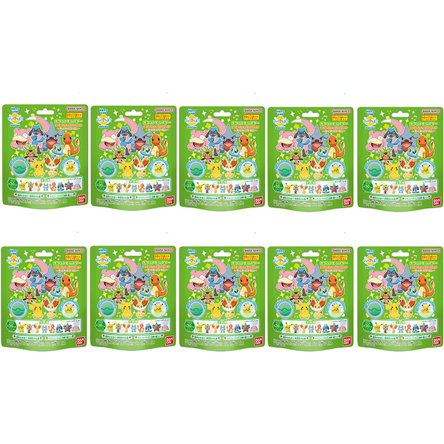 Bandai - Pokemon Figure Collection Surprised? Bath Ball - 1 pc (10ea) Set"