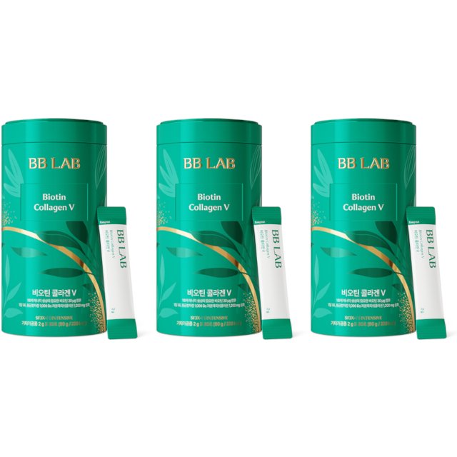 BB LAB - Intensive Biotin Collagen V - 2g*30 sticks 3ea