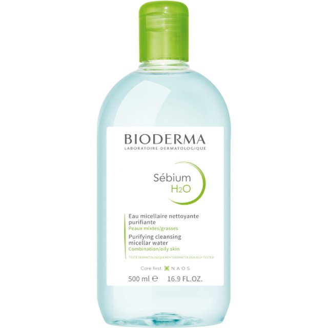 Bioderma - Sebium H2O Purifying Cleansing Micellar Water - 500ml