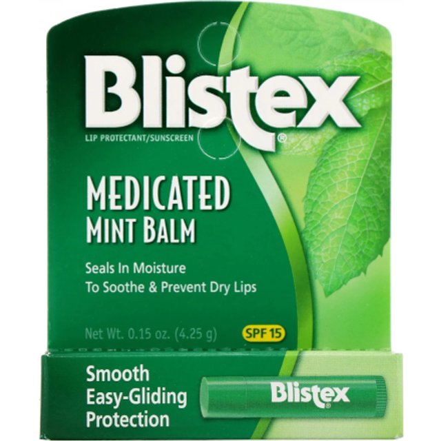 BLISTEX - Medicated Lip Balm SPF 15 - 4.25g - Mint