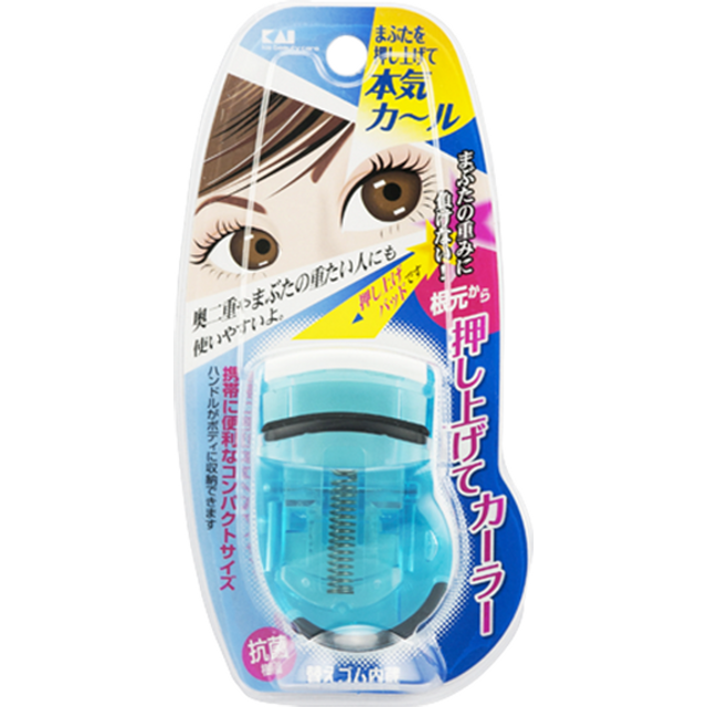 KAI - Compact Eyelash Curler - #Blue - 1pc