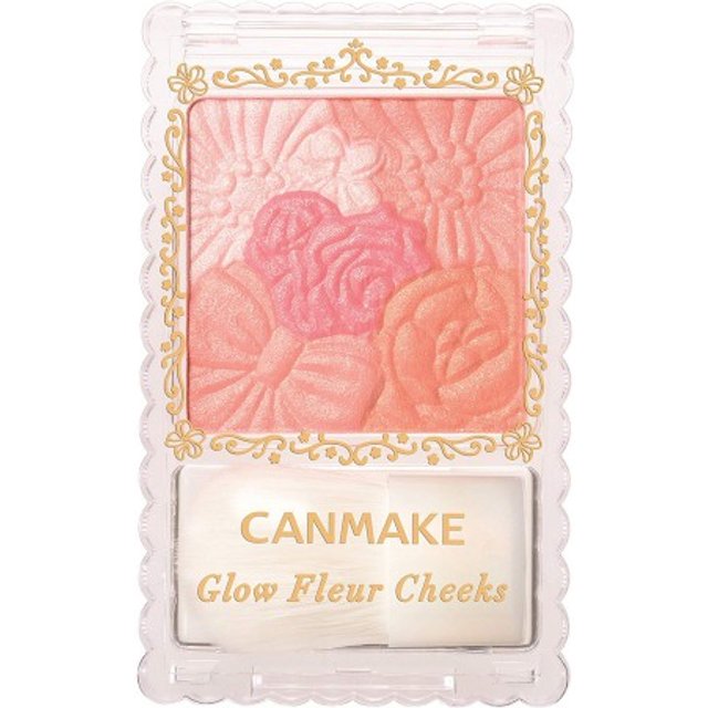CANMAKE - Glow Fleur Cheeks - 6g - 01 Peach Fleur