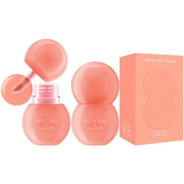 Cathy Doll - Cathy Doll x Maeng Dot Pop Liquid Blush - 4g - 03 Peach Pastel