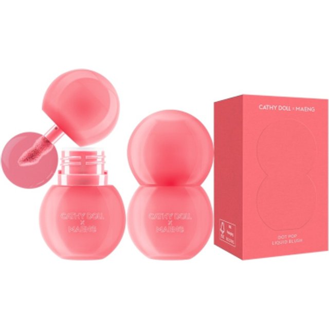 Cathy Doll - Cathy Doll x Maeng Dot Pop Liquid Blush - 4g - 06 Glassy Guava