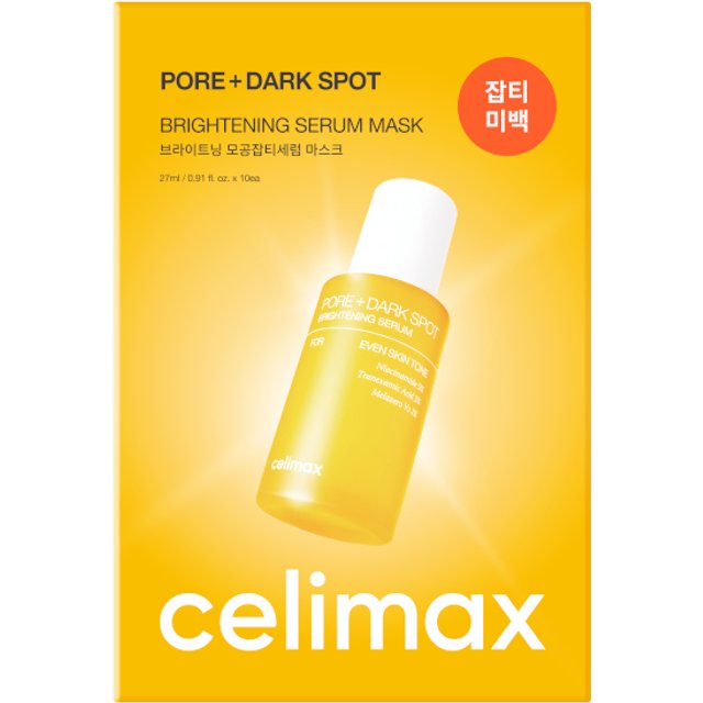 CELIMAX - Pore+Dark Spot Brightening Serum Mask - 10pcs