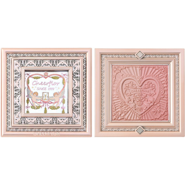 CHEERFLOR - Brilliant Secret Series Two-Tone Frame Blush Palette - 6.5g - CFR957 Cinnamon Oolong