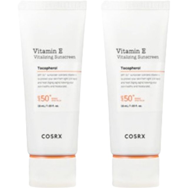 COSRX Vitamin E Vitalizing Sunscreen SPF50+ - 50ml (2ea) Set