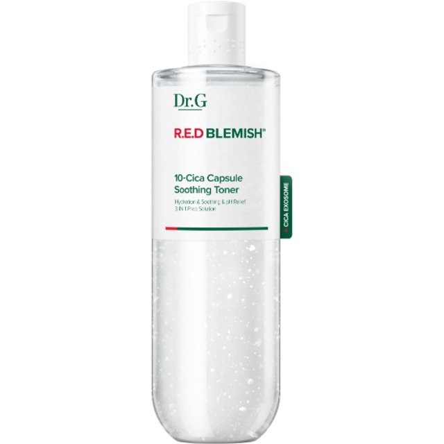 Dr.G - R.E.D BLEMISH® 10-Cica Capsule Soothing Toner - 300ml