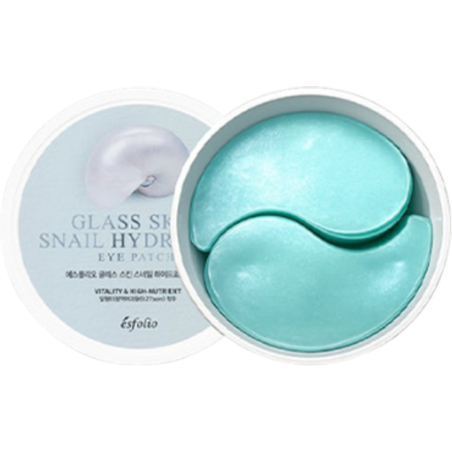 esfolio - Glass Skin Hydrogel Snail Eye Patch - 90g x 60ea
