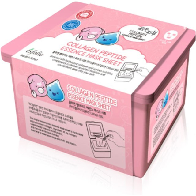 esfolio - Pure Skin Collagen Hyaluronic Acid Essence Mask Sheet - 400ml / 30ea