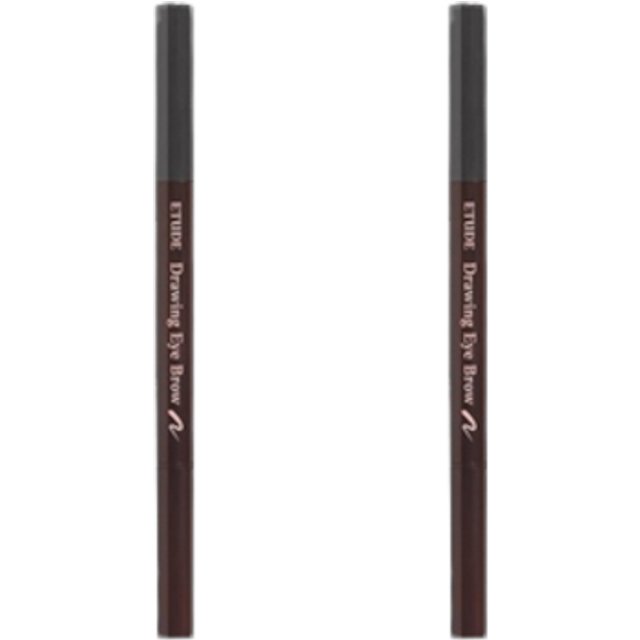 ETUDE - Drawing Eye Brow New - No.04 Dark Grey (2ea) Set