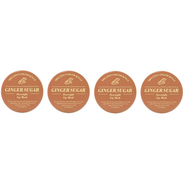 ETUDE - Ginger Sugar Overnight Lip Mask - 23g (4ea) Set