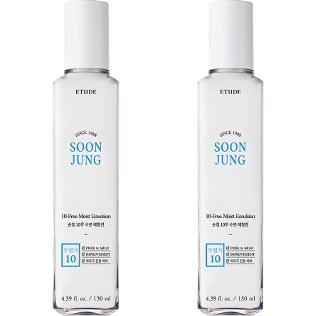ETUDE - Soon Jung 10-Free Moist Emulsion - 130ml (2ea) Set