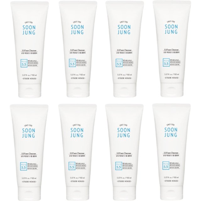 ETUDE - Soon Jung 5.5 Foam Cleanser - 150ML - White (8ea) Set