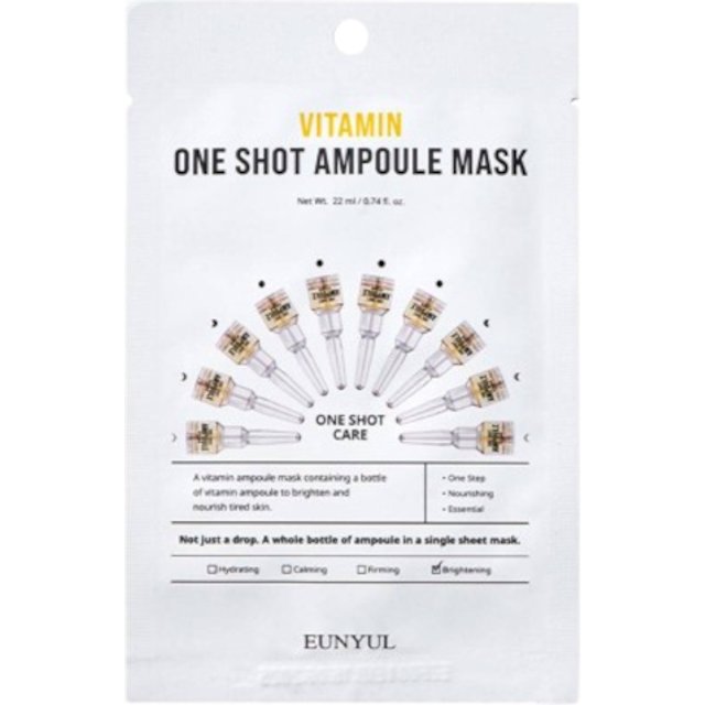 EUNYUL - One Shot Ampoule Mask - Vitamin - 1pc