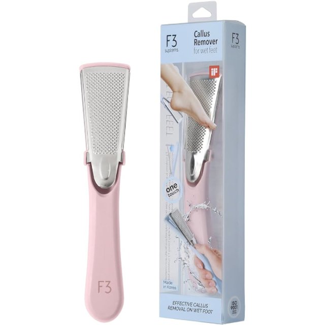 F3 SYSTEMS - Metal Callus Remover - 1ea - Pastel Pink