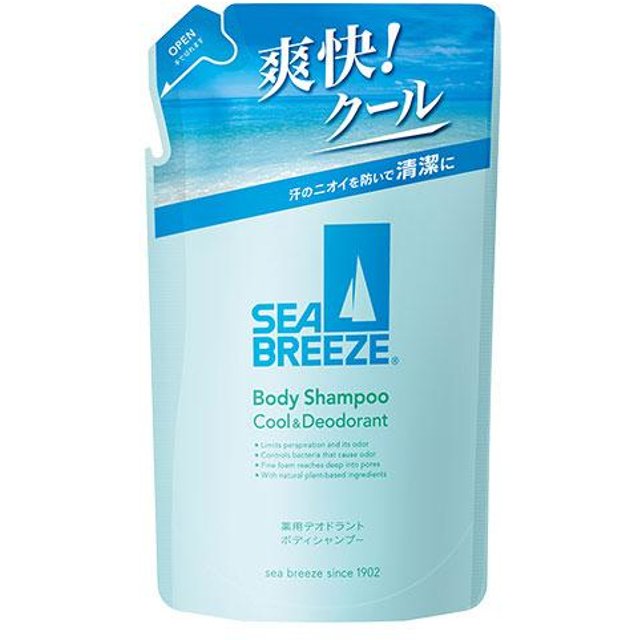 Fine Today - Sea Breeze Body Shampoo Cool & Deodorant Refill - 330ml