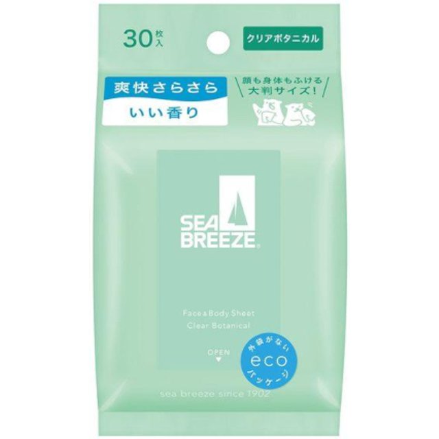 Fine Today - Sea Breeze Face & Body Ice Sheet - 30 sheets - Clear Botanical