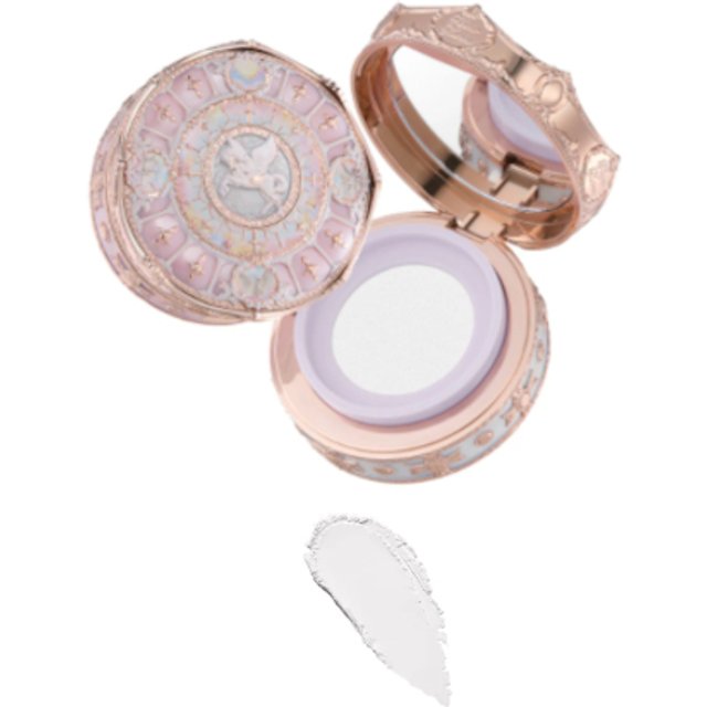 FlowerKnows - Knight Unicorn Cloud Loose Setting Powder-02 Starlight Pink (Case+Refill) - 8g - 01 Translucent Fair