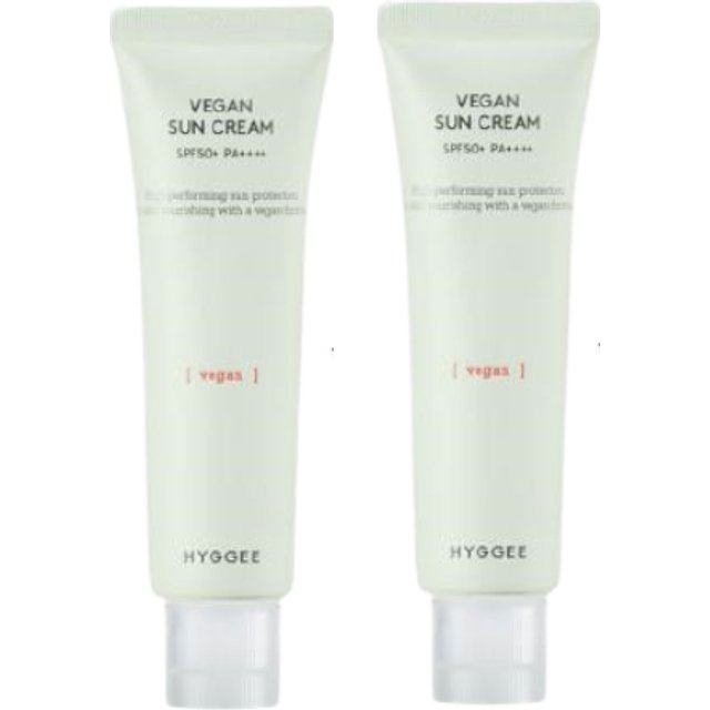 HYGGEE Vegan Sun Cream SPF50+ PA++++ - 50ml (2ea) Set