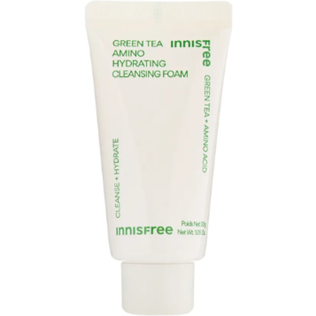 innisfree - Green Tea Amino Hydrating Cleansing Foam - 30ml