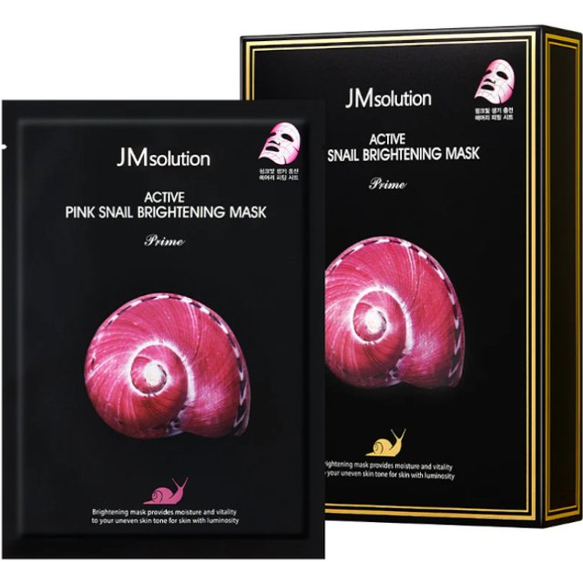 JMsolution -Active Pink Snail Brightening Mask Prime - 10pcs