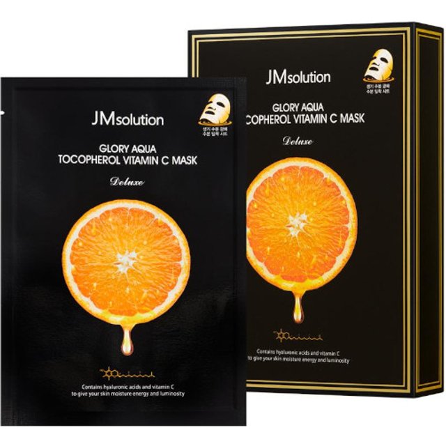 JMsolution - Glory Aqua Tocopherol Vitamin C Mask Deluxe - 10pcs