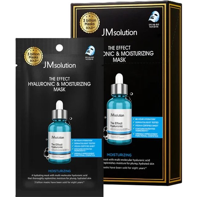 JMsolution - The Effect Hyaluronic & Moisturizing Mask - 10pcs