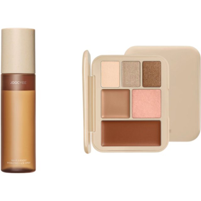 Joocyee - COTD Coffee Wake & Boost Hydrating Face Spray - 100 m (1ea) & COTD Coffee Lookbook Multi Palette - 13.5g - 06 Grande