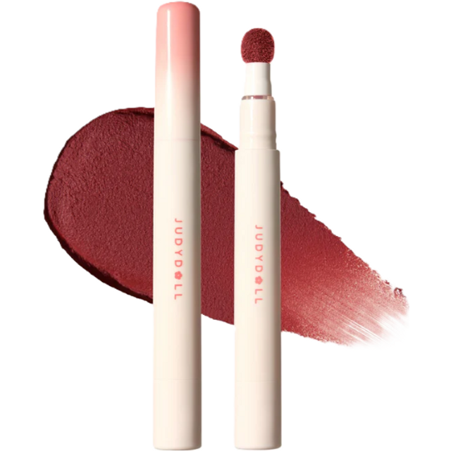 Judydoll - Cushion Lip Powder Cream - 2.6ml - N107 Red Velvet