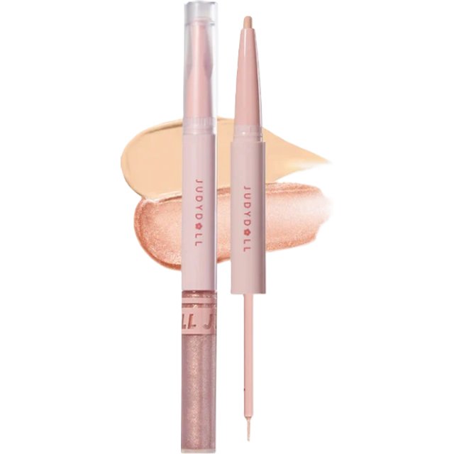 Judydoll - Double-Ended Aegyo-Sal Highlighter - 0.17g+1.7ml - D01 Champagne Glow