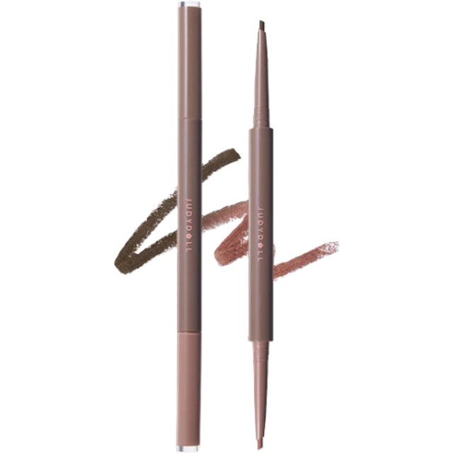 Judydoll - Dual-Ended Gel Eyeliner Pencil - 0.12g - 02 Caramel Pink Brown