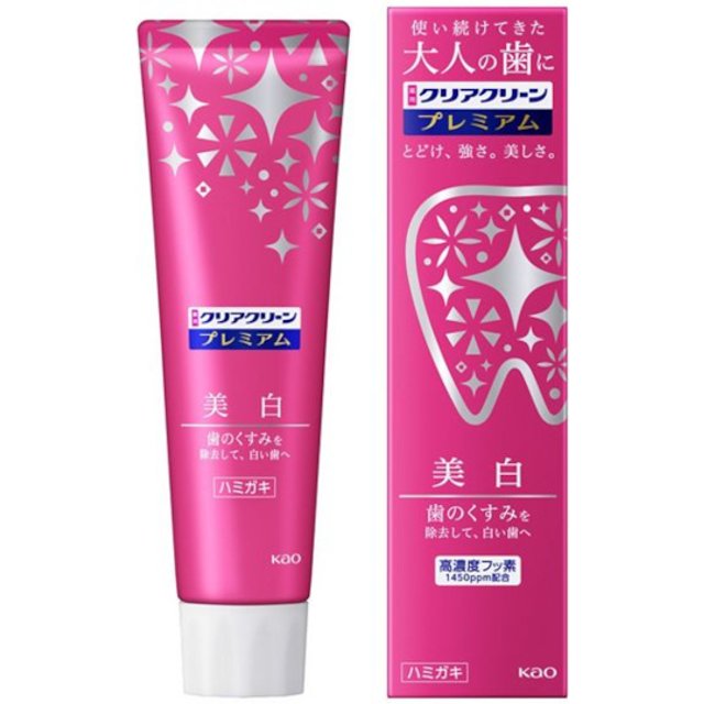 Kao - Clear Clean Premium Whitening Medicated Toothpaste - 100g