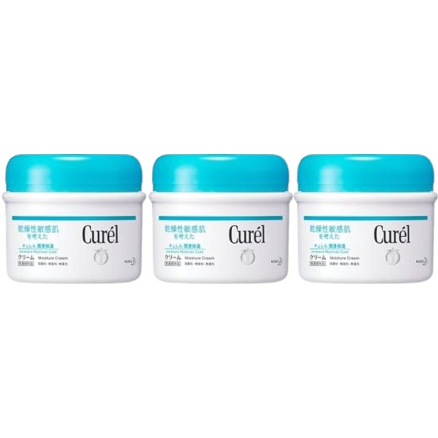 Kao - Curel Intensive Moisture Care Moisture Cream (Body) 90g (3ea) Set