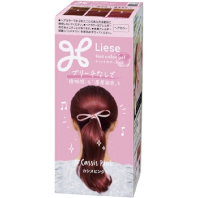Kao - Liese Tint Color Gel (Japan Version) - 1box - Cassis Pink